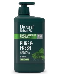 Champu 2 en 1 Puro y Fresco 800ml Dicora Uf (8221)