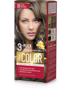 Tinte para el Cabello Rubio Ceniza 33  45 ml Aroma Color