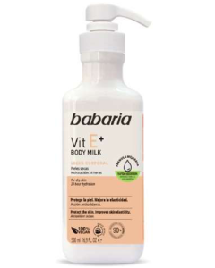 Leche Corporal Vitamina E 500ml Babaria