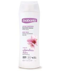 Leche Corporal Almendras 400ml Babaria