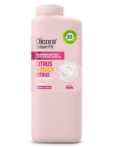 Crema hidratante Dicora Body milk citrico-melocoton con vitamina C 400 ml (4330)