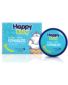 Crema p/Bebe contra Erupcion c/Oxido Zinc+Vitamina E+d-Panthenol 40 g Happy Baby