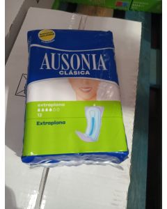 Ausonia Compresa sin Alas Extraplana 12 unidades