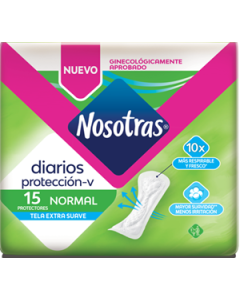 Protectores Diarios Cjx36 Bolsasx15ud Nosotras