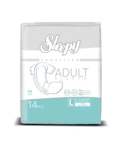 Pañal para Adultos ECO Grande Sleepy Sensitive Bolsa x 14 unid