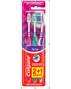 Cepillo Dental Suave Zig Zag Colgate 2+1