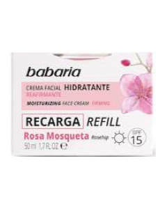 Refill Crema Facial Hidratante Rosa Mosqueta 50ml Babaria