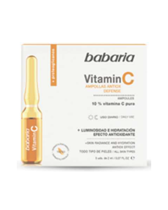 Ampollas Para Tratamiento Facial con Vitamina C 5udx2ml Babaria