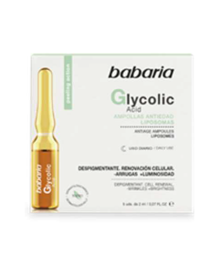 Ampollas P/Tratam Facial con Acido Glicolico 5udx2ml Babaria