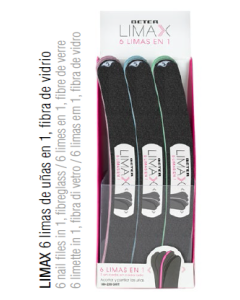 LIMAX 6 Limas de Uñas en 1 Fibra de Vidrio BBC