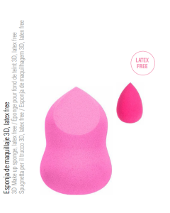 Esponja de Maquillaje 3D Latex Free BBC