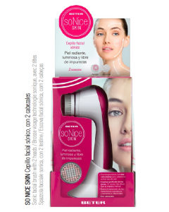 SO NICE SKIN Cepillo Facial  Con 2 Cabezales BBC