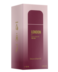 Eau De Toilette For Her LONDON 40ml C/E Dicora Urban Fit