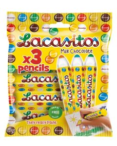 Chocolate Lapiz Lacasitos Pack 3x 20g
