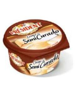 Queso Crema President Semicurado (125g)