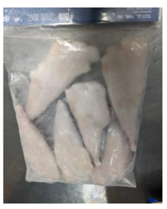 Cola de Rape Chino s/Piel (150/200)g Bolsa 1kg P.Neto 800g (sin glaseo) Vostoq