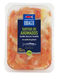 Surtido de Pescados Ahumados en Aceite de Girasol 110G Ubago