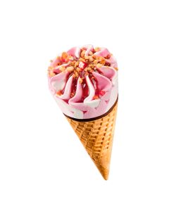 Helado Cono Vainilla/Fresa 120 ml Menorquina (9868)