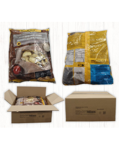 Papas Prefitas Gajos con Cascara Caja x 4 Bolsas x 2.5 Kg Ecofrost