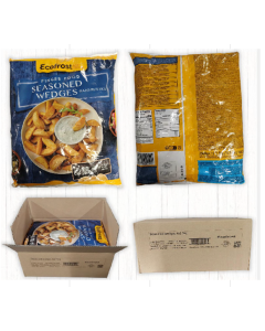 Papas Prefitas Gajos Picantes con Cascara Caja x 4 Bolsas x 2.5Kg Ecofrost