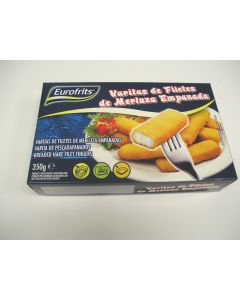 Varita de Filete de Merluza 30 g/Aprox Eurofrits 10 Bolsa x 350g