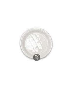 Plato llano de plastico reutilizable de 22 cm Paq de 50 u