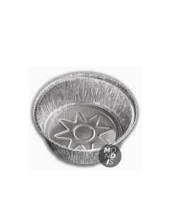 Envase de aluminio redondo 20.5cm diametro Paq x 125
