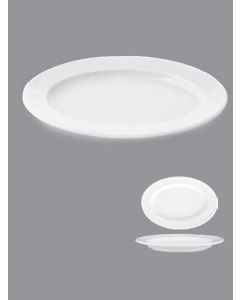 Plato ovalado 39 x 27 cm Saturno Gural porselen