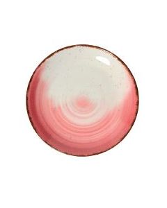 Plato Llano 27 cm Linea CRIMSON (Digital Print) Gural