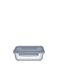 Contenedor Alimentos Lockie&Lock Tapa Plastica  Gris 600 cc Pasabahce