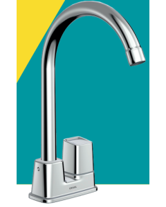 Griferia p/ Lavaplatos Solid Sencillo Cromo Grival Corona
