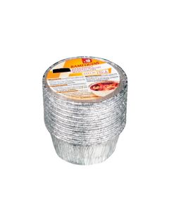Envase pequeño para horno acero Pack x10 Domedia