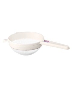 Colador Malla Plastico Blanco 18.5cm Sanremo