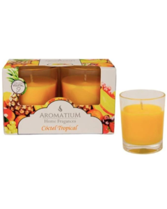 Vela Perfumada Coctel Tropical 2X57Gr Aromatium