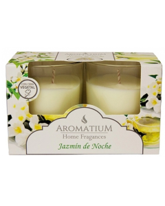 Vela Perfumada Jazmin Noche 2X57Gr Aromatium