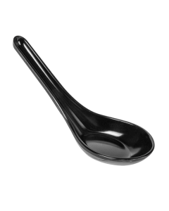 Estuche de 100 Cucharas Chinas 13.3X4.2X5.7Cm Negro Melamina