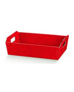 Cesta estuche de Regalo 40*30*12 Rojo Carton