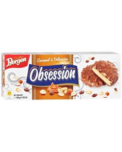 Galletas Obsesion con Caramelo/Delicias Clasicas 128g Bergen