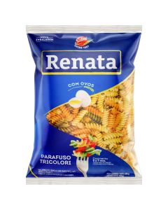 Pasta Fusilli Tricolor 500g Renata