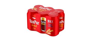 Malta Van Pur Lata six pack * 33 cl caja x 4 packs