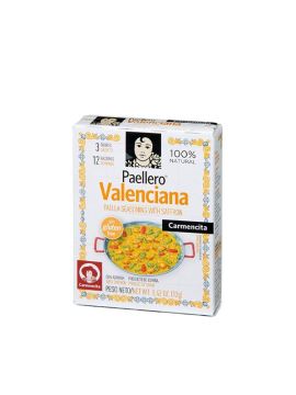 Paellero Valenciana 3 sobres 12 g Carmencita